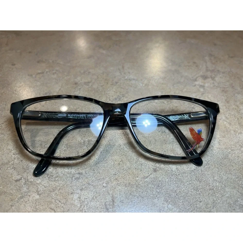 Maui Jim Eyeglasses Glasses MJO 2114-06 Teal Green Blue Brown Tortoise 53mm
